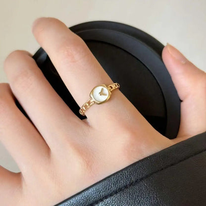 Bague-montre HOREA Elia, finition dorée