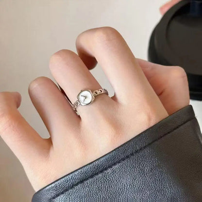Bague-montre HOREA Vera, finition argentée